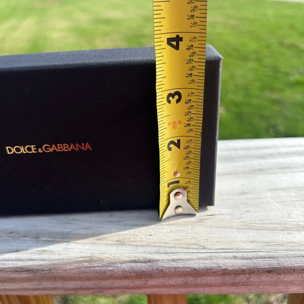 DOLCE GABBANA  Empty Sun Glasses‎ Gift Box Black  box 2.75